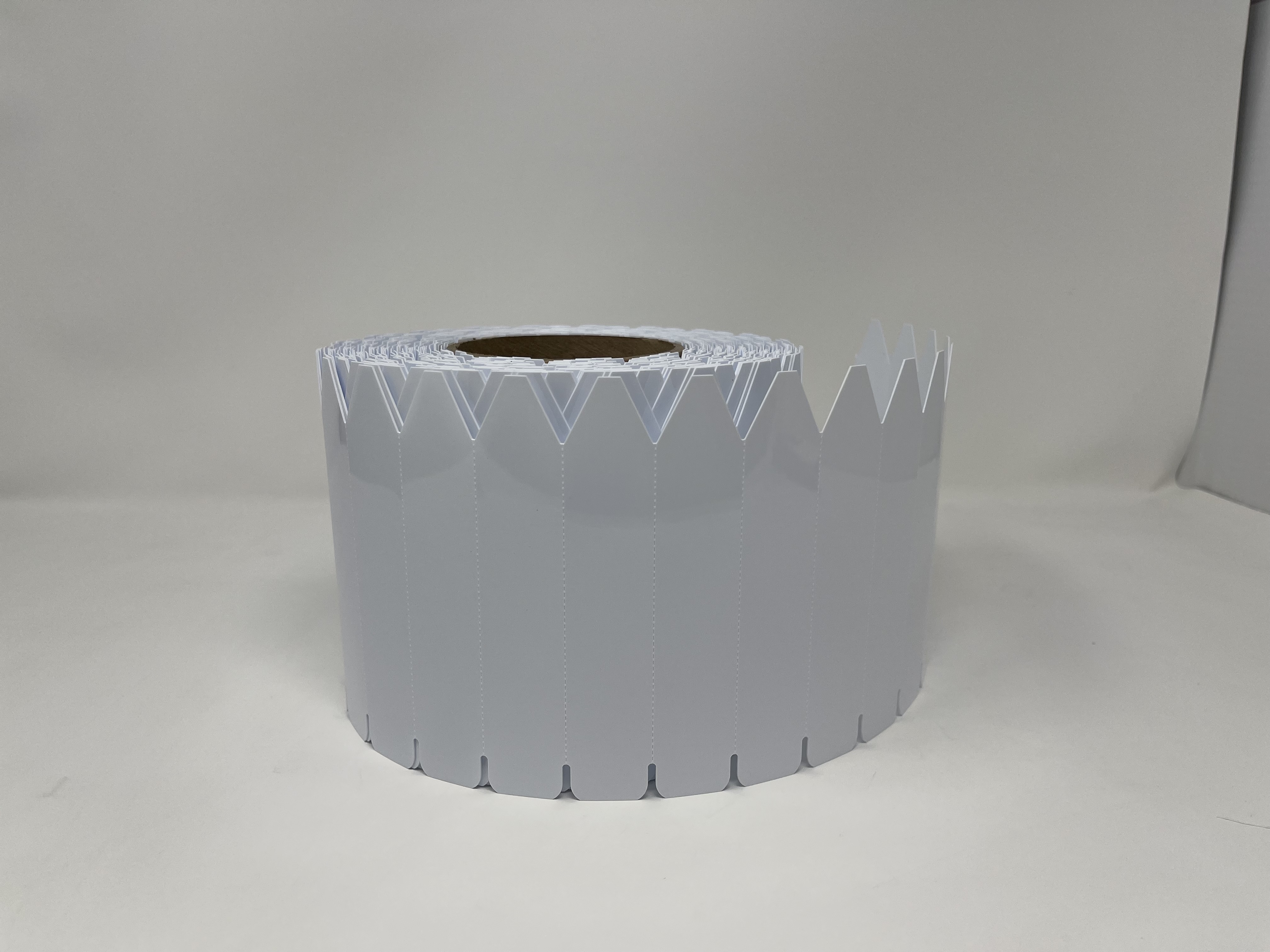 1" X 5" .020 Thick Styrene Thermal Pot Stakes 1,000 stakes per roll