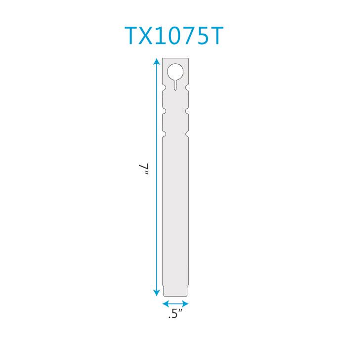 End To End 1/2" X 7" Thermal Slip-On Tags 2,000 tags per roll