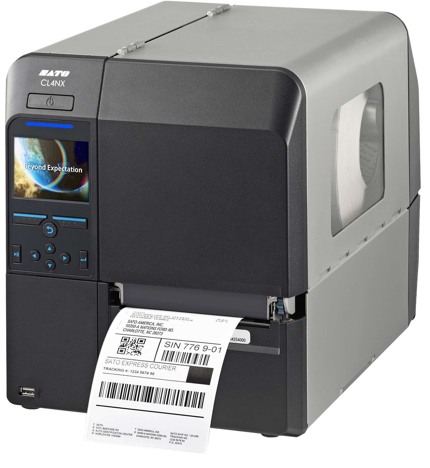Sato, Cl4NX Plus, 4.1" Thermal Transfer Printer, LAN/USB/SERIAL/Bluetooth
