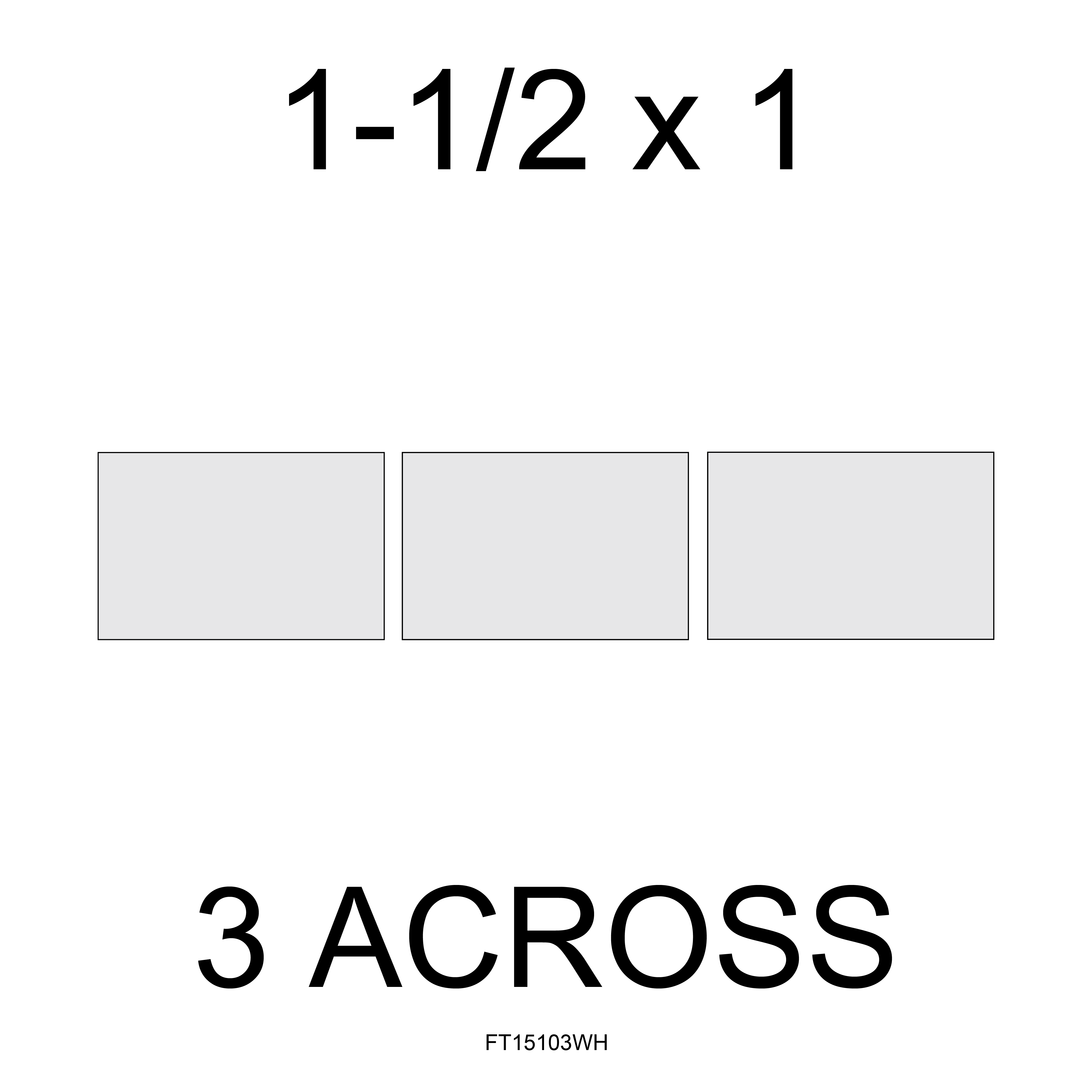 1.5 x 1 Synthetic Thermal Labels 3 Across 15K Per Roll