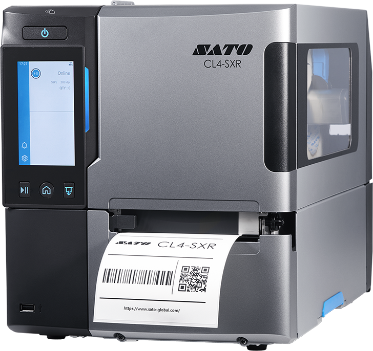 Sato CL4-SXR 4" Thermal Transfer Printer, LAN/USB/SERIAL/BLUETOOTH, Touchscreen