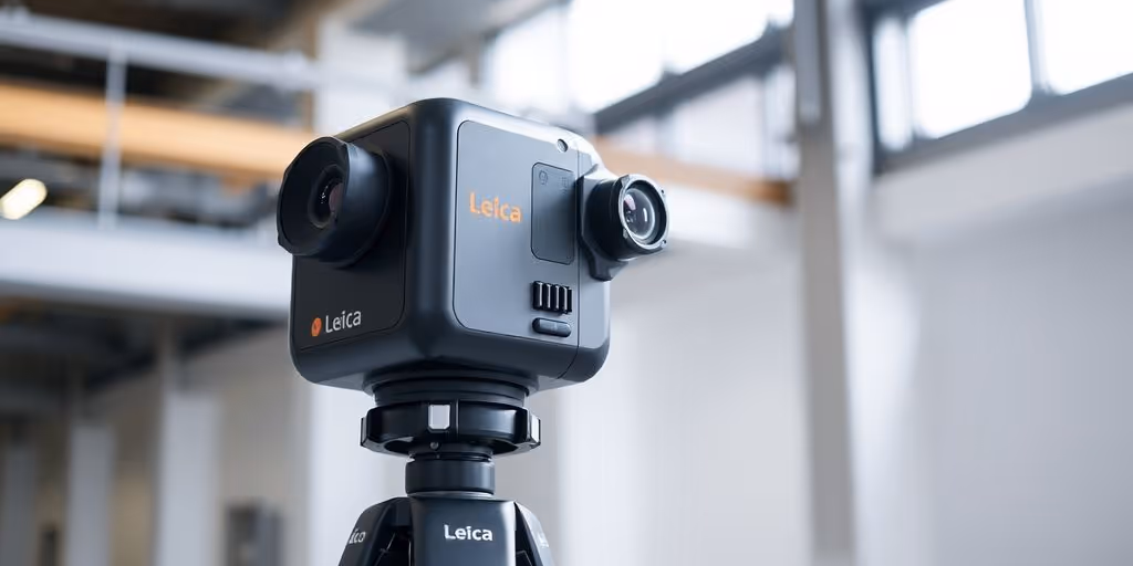 RTC 360 scanner and tripod.