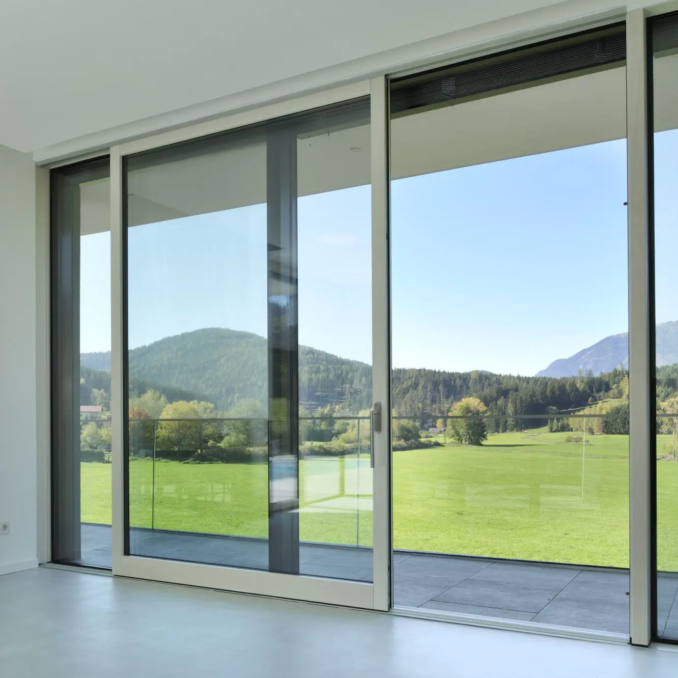 The lift-sliding door