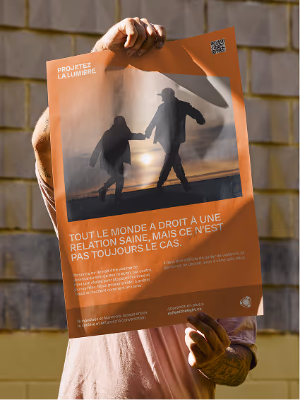A poster design for Qulliit