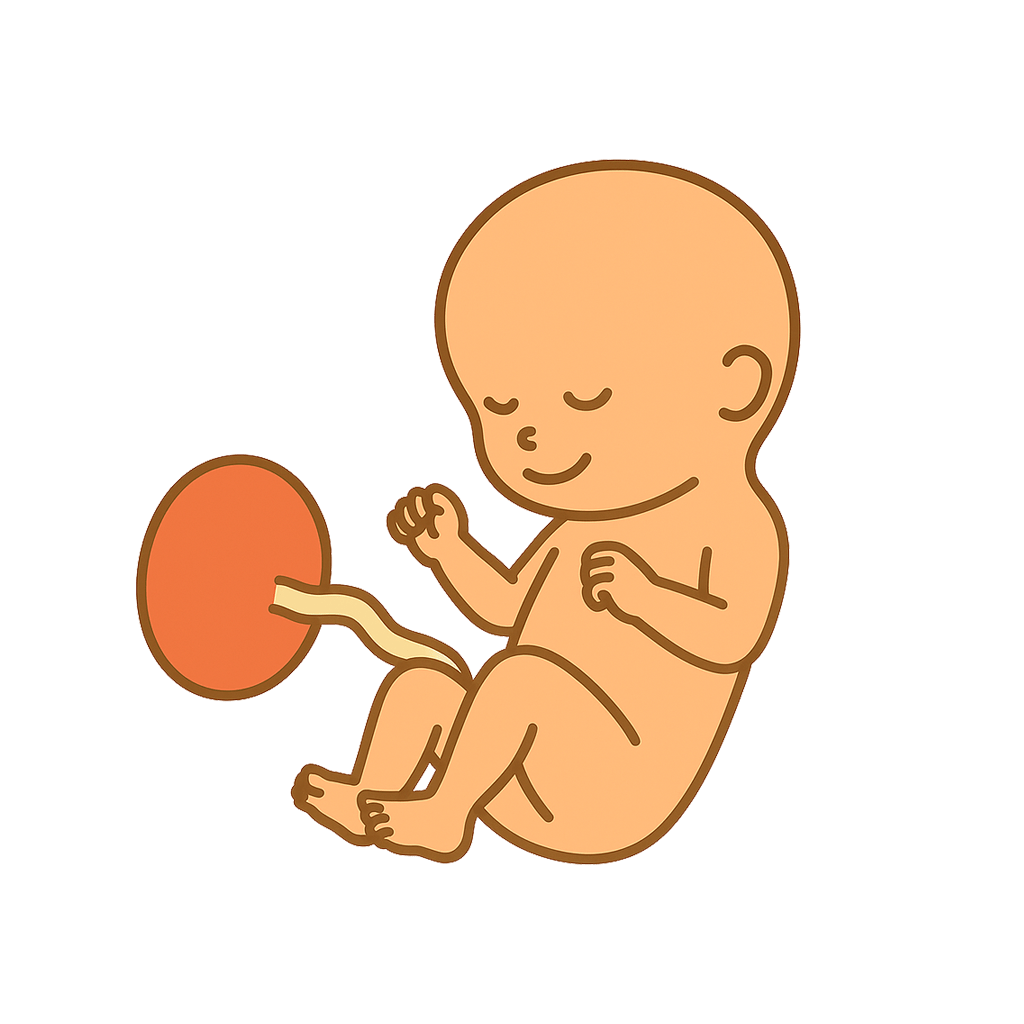 At 18 weeks, your baby is around 14 centimeters long, roughly the size of a bell pepper or sweet potato.