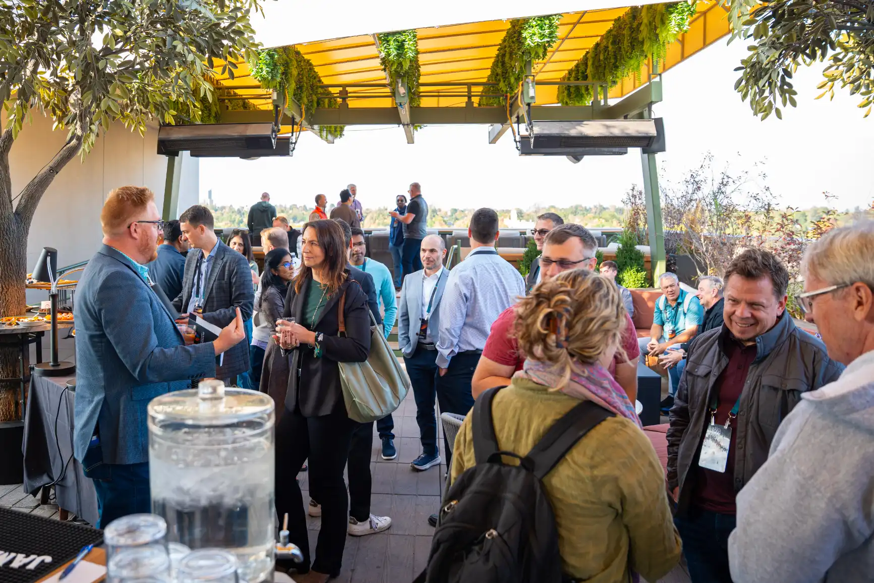 Rooftop conversations