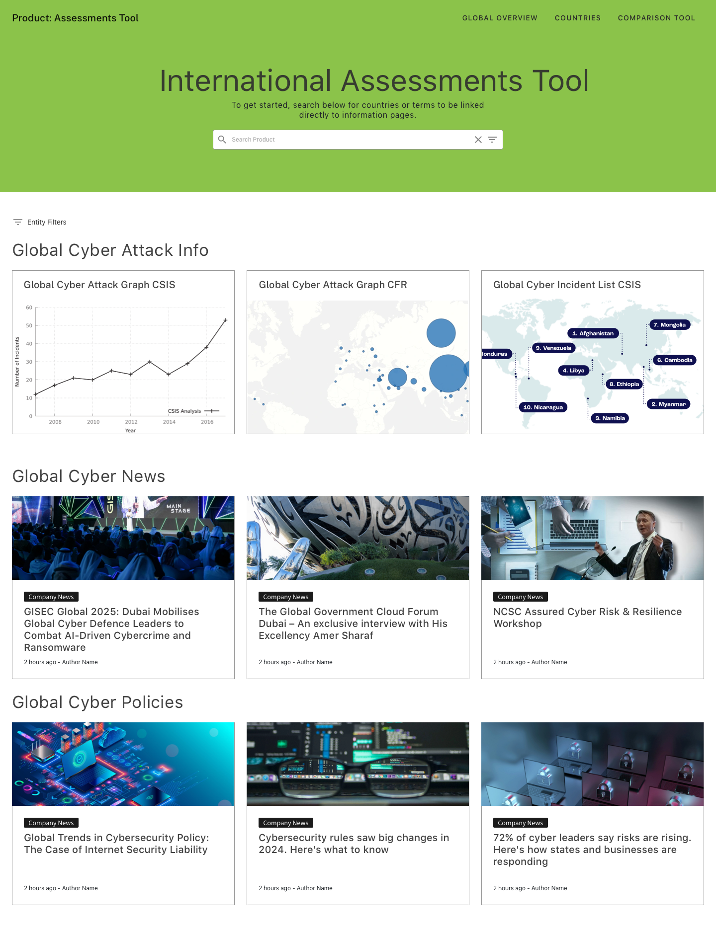 Relish - New Home Page - Selected