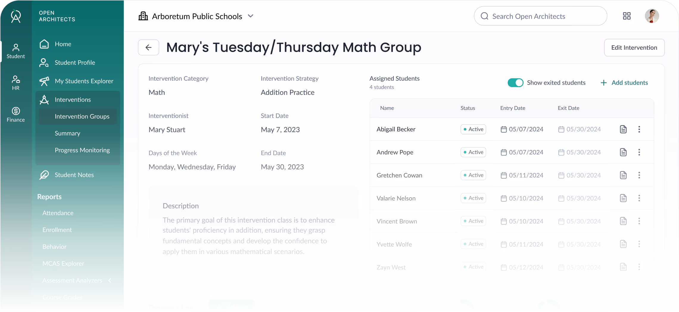 Intervention Details