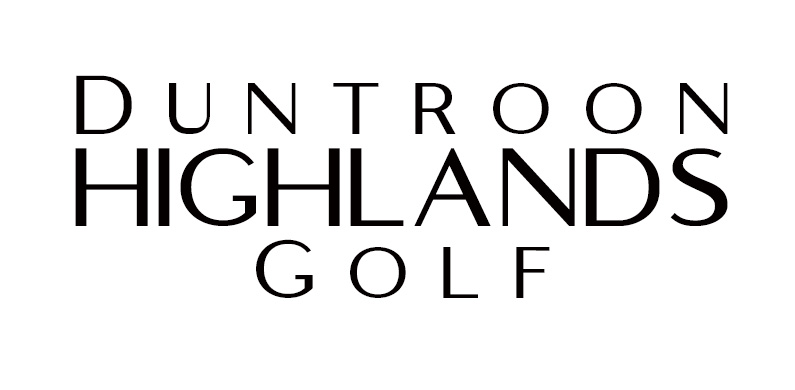 The official logo of Duntroon Highlands Golf Resort