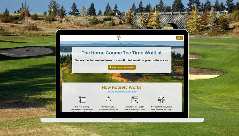 Noteefy Golf Course Golf's Complete Revenue and Intelligence Platform for Operators | Noteefy
