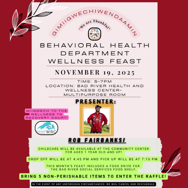 Behavioral Health Department Wellness Feast 