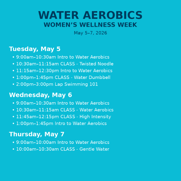 Water Aerobics Event