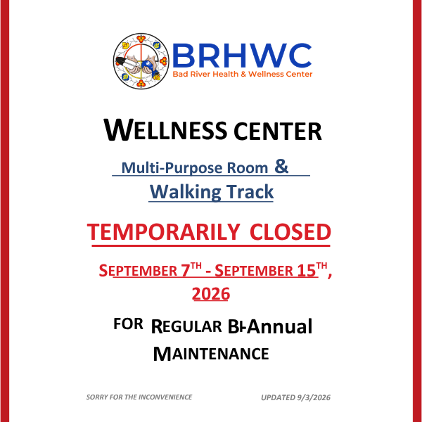 Wellness Center Closed