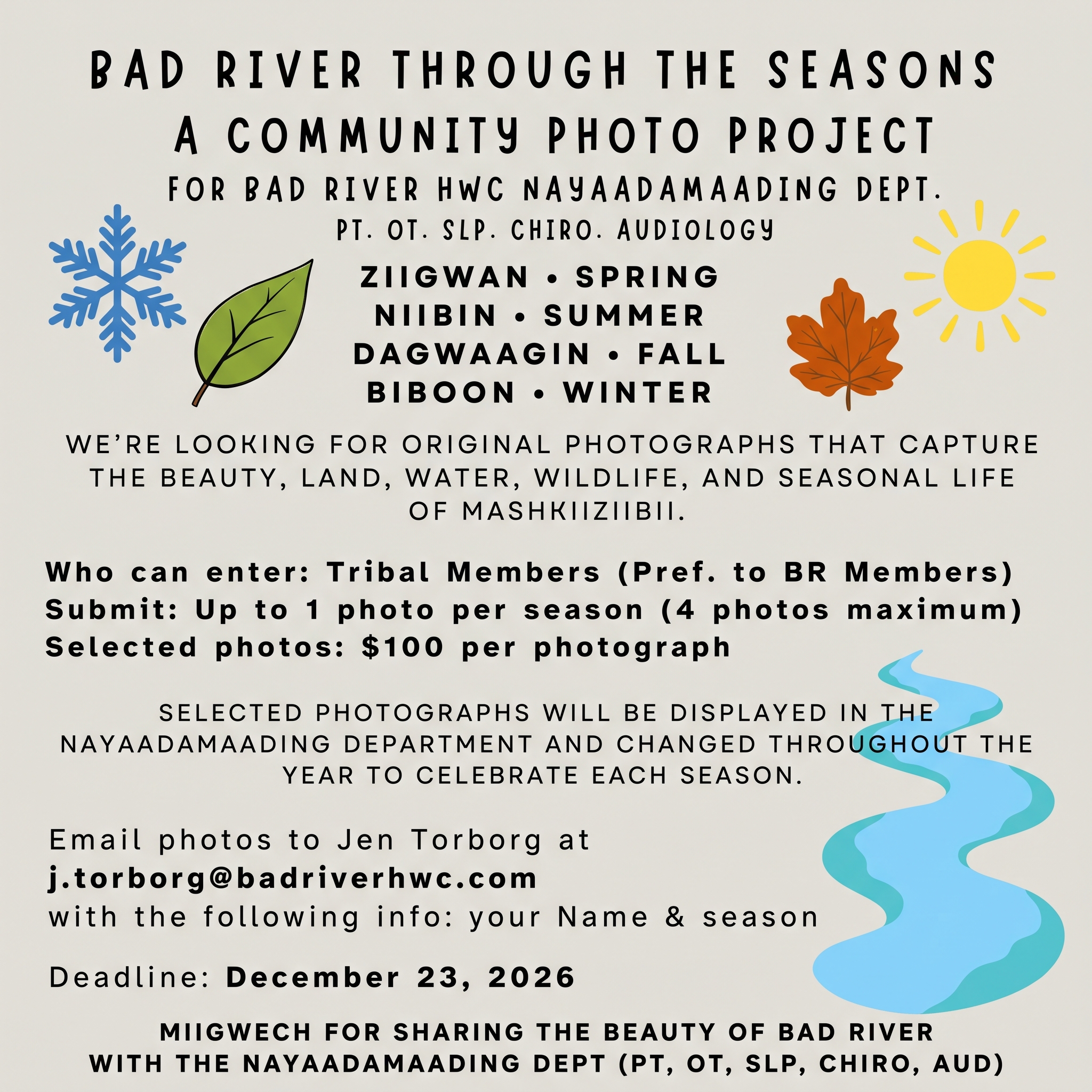 Bad River Through the Seasons