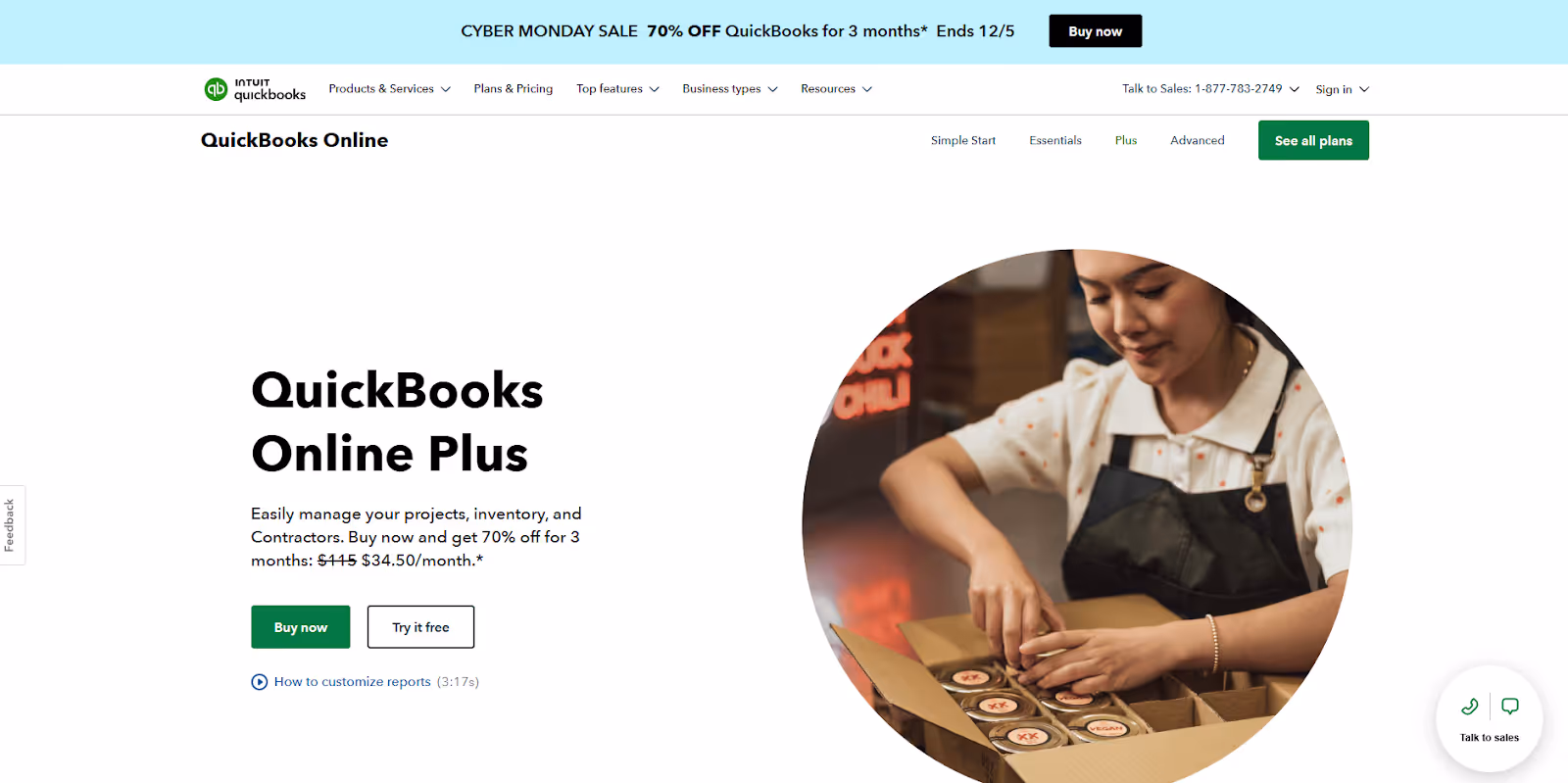 QuickBooks Online (Plus & Advanced)