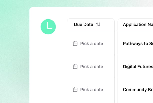 Stay on track with deadlines