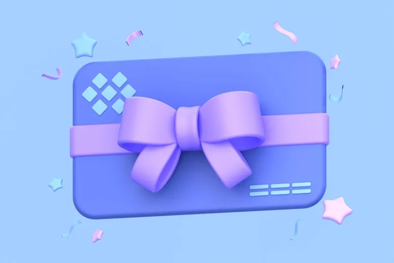 A image of gift card