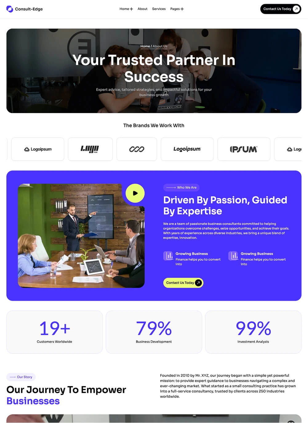 About us Page for Consult-Edge