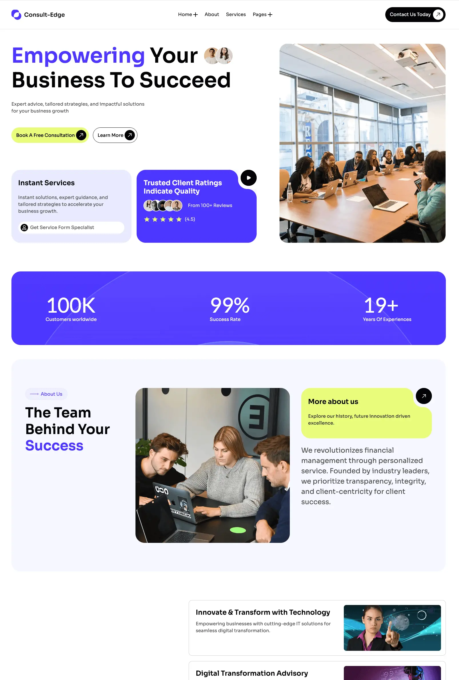 Home Page 1 for Consult-Edge