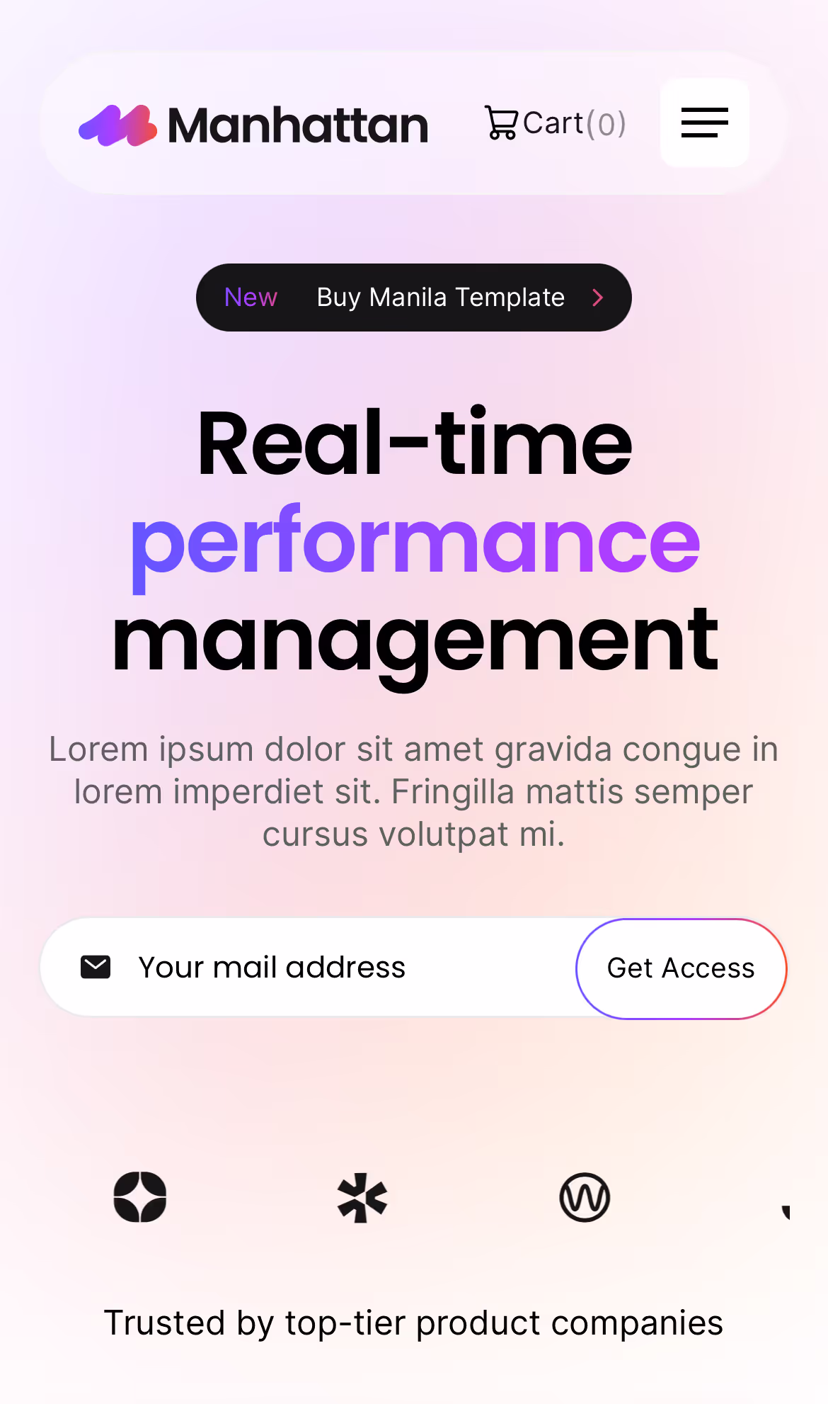 SaaS Webflow Template - Manhattan - Created by Wedoflow.com and Azwedo.com