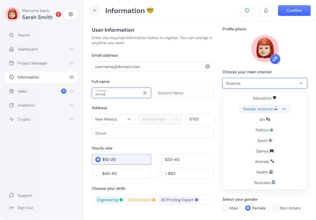 SaaS Webflow Template - Manhattan - Created by Wedoflow.com and Azwedo.com