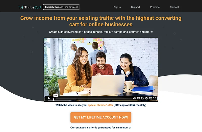 thrivecart site web