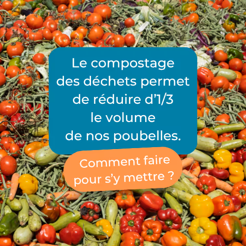 La compostage des déchets permet de réduire d'un tiers le volume des poubelles