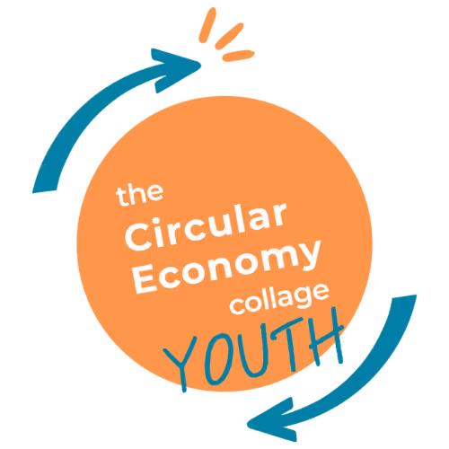 Circular Economy Collage logo for youth participants