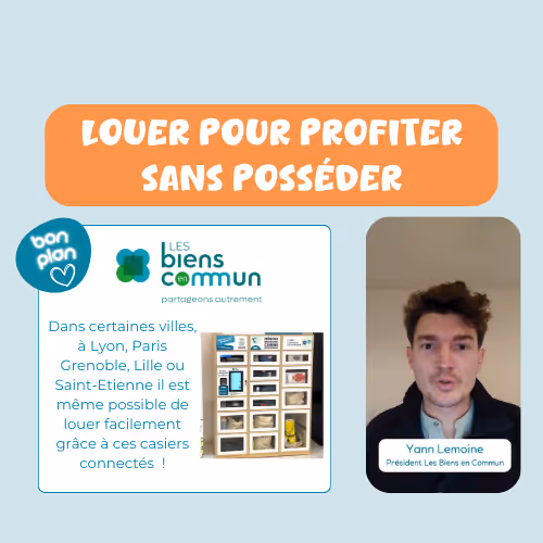 Guide partager citoyen - Bons plans location