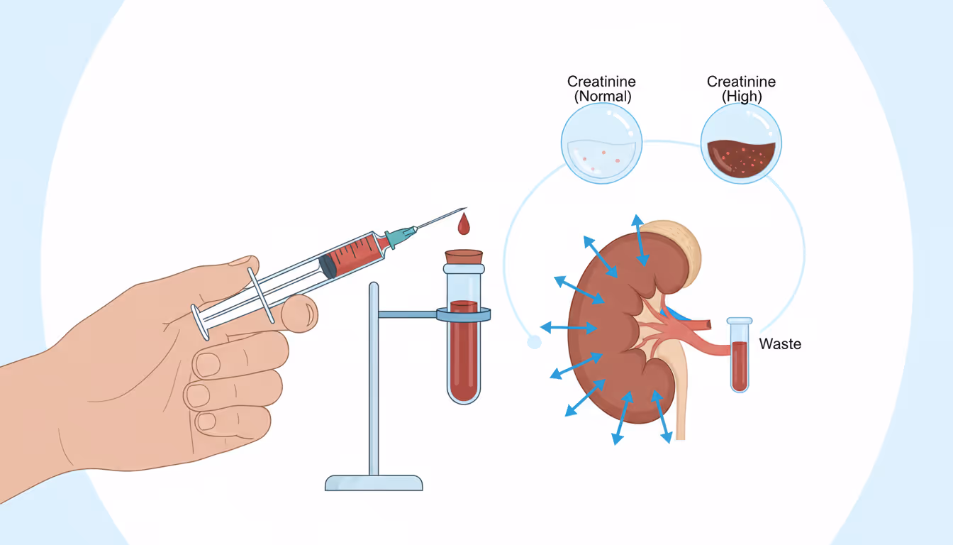 Creatinine blood test