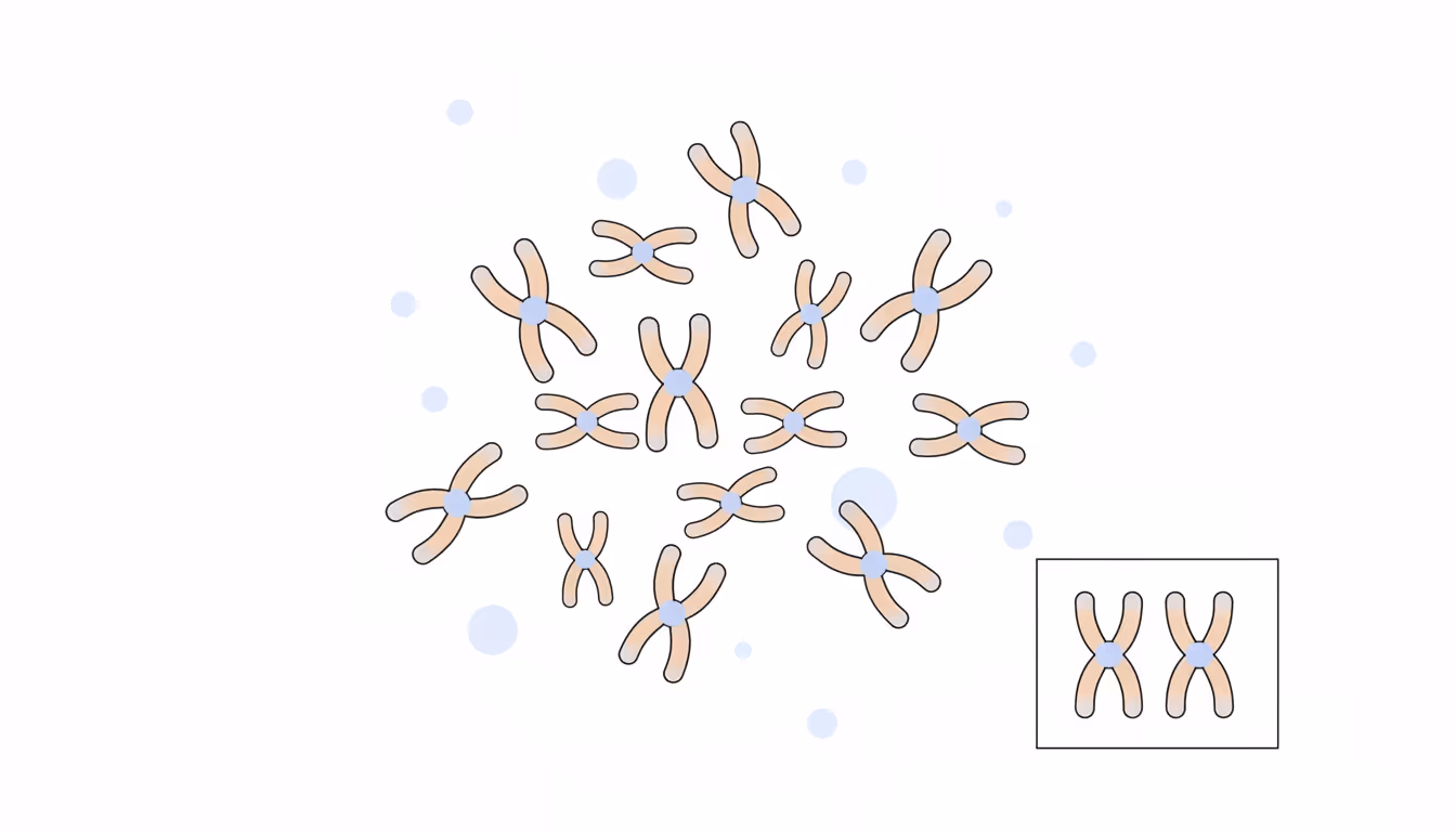 Human chromosome count