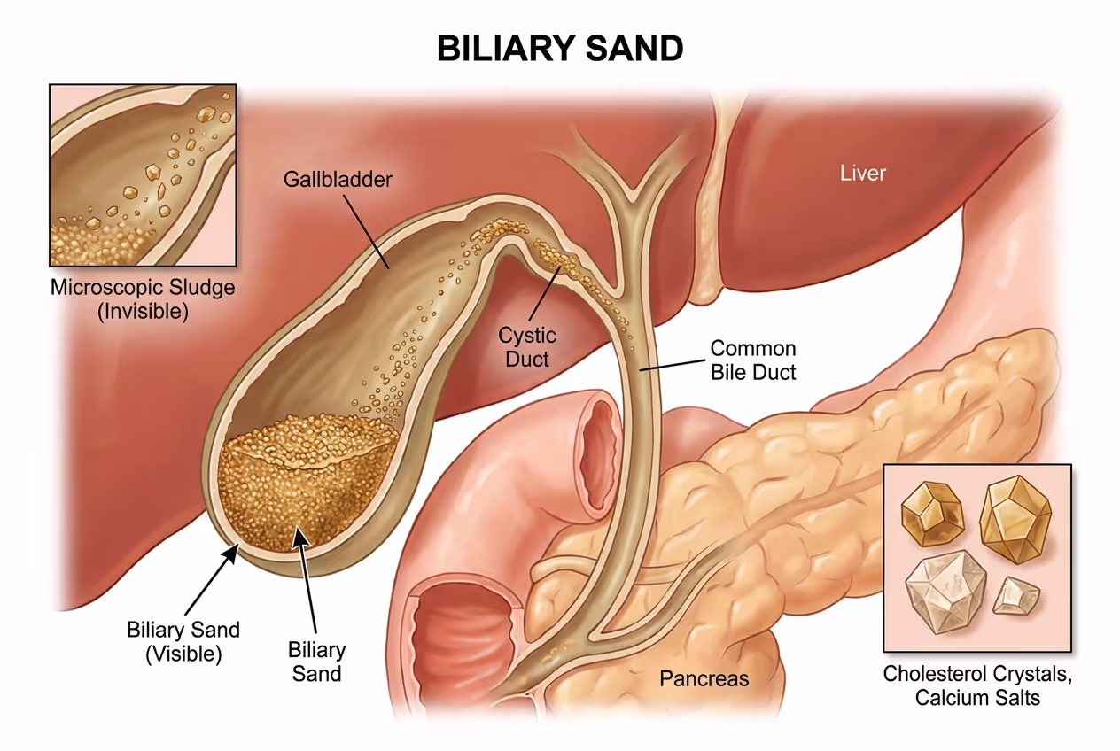 Biliary sand