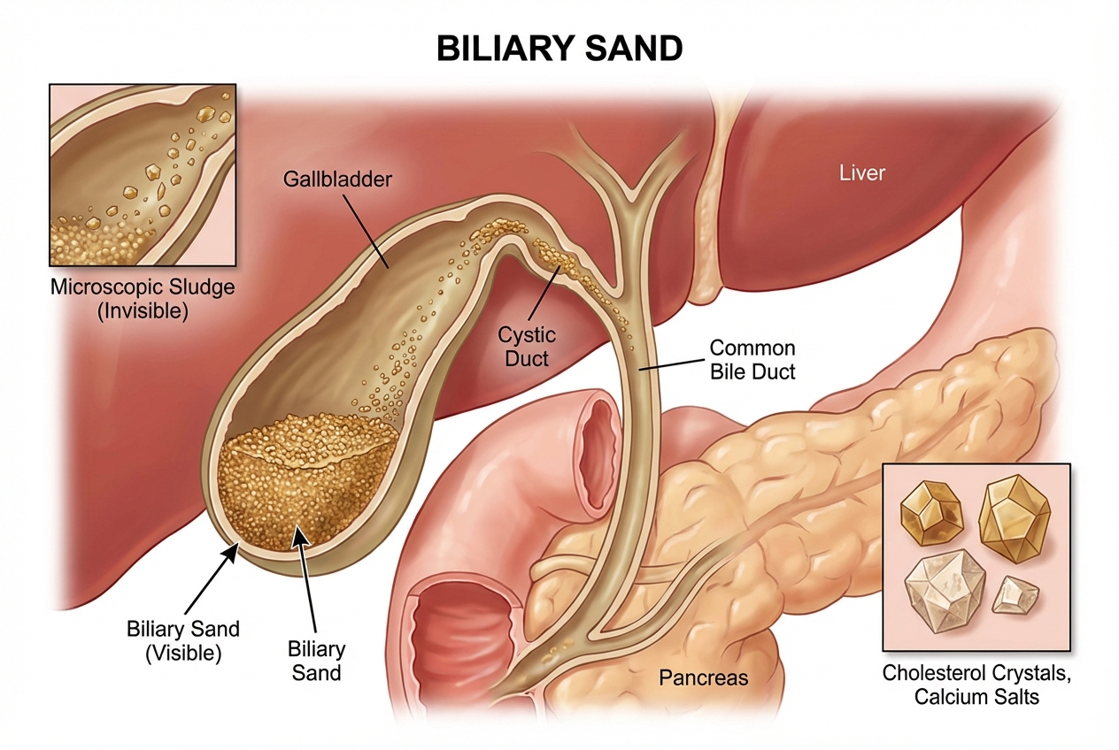 Biliary sand