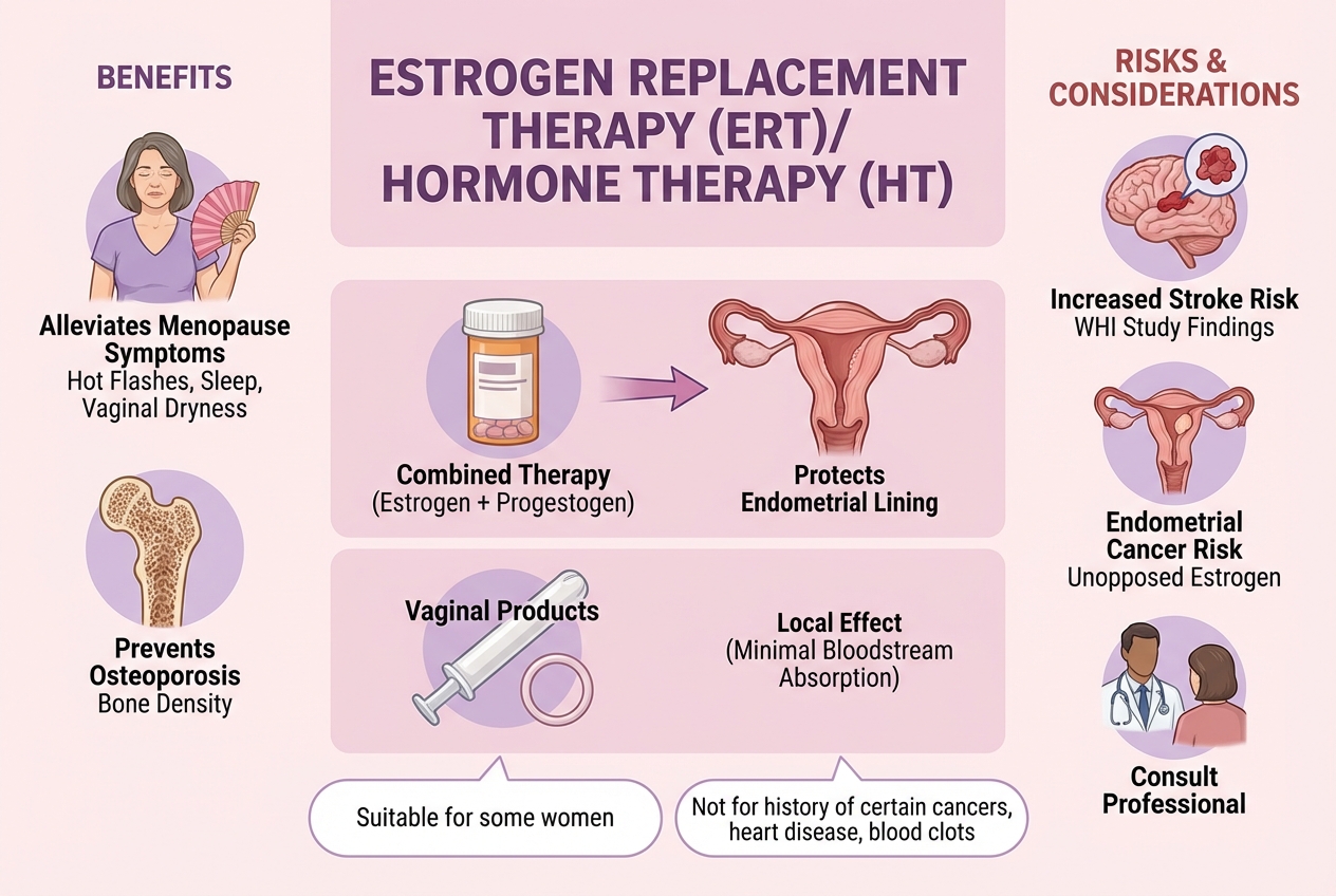 ERT (estrogen replacement therapy)