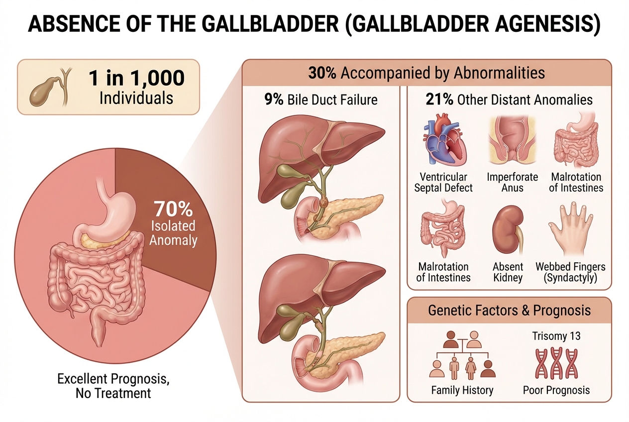 Gallbladder absence