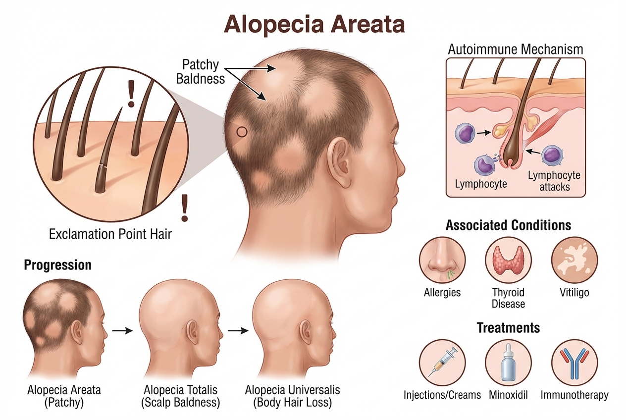 Exclamation point hair