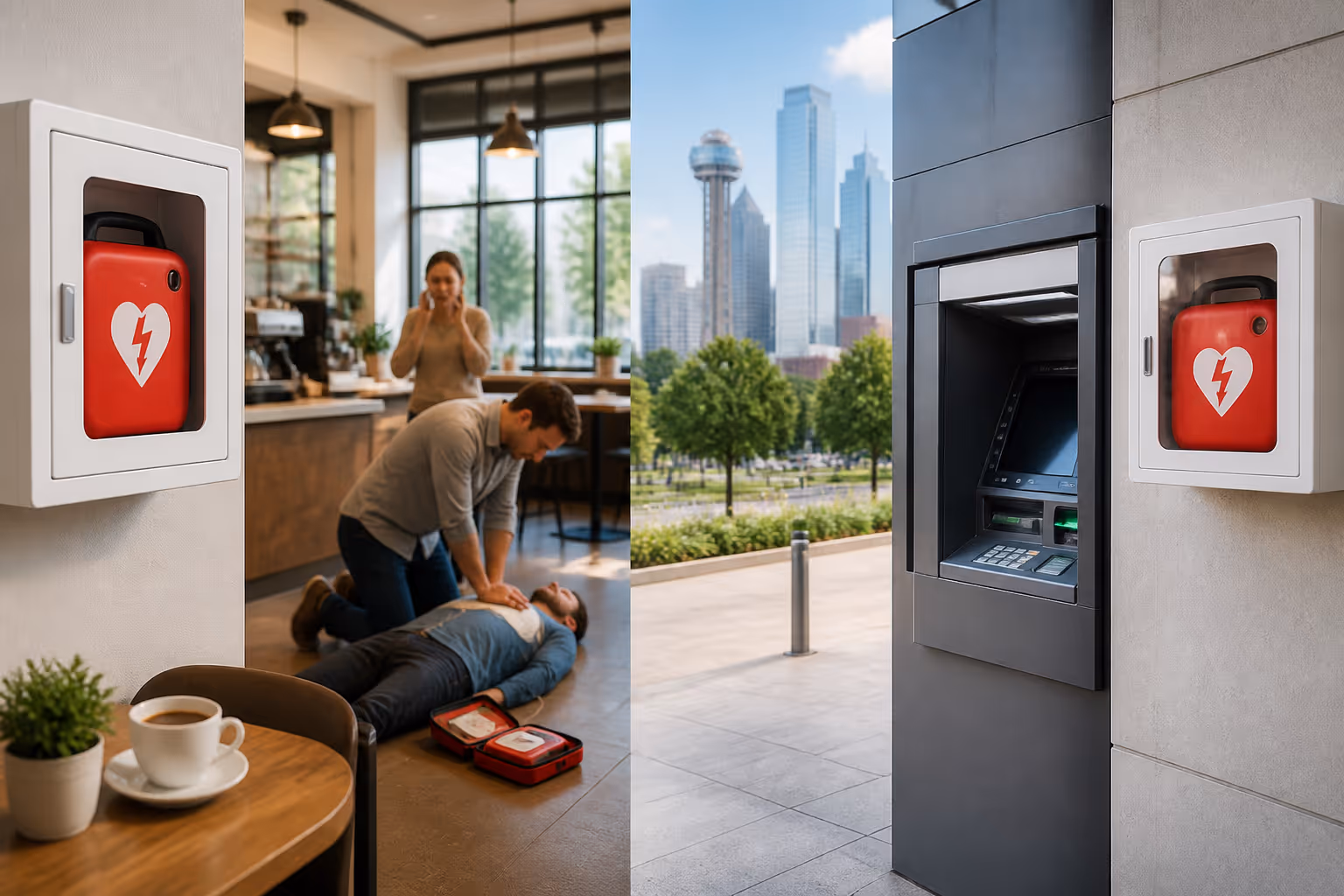 AED Placement in Dallas: What Coffee Shops and ATMs Teach Us