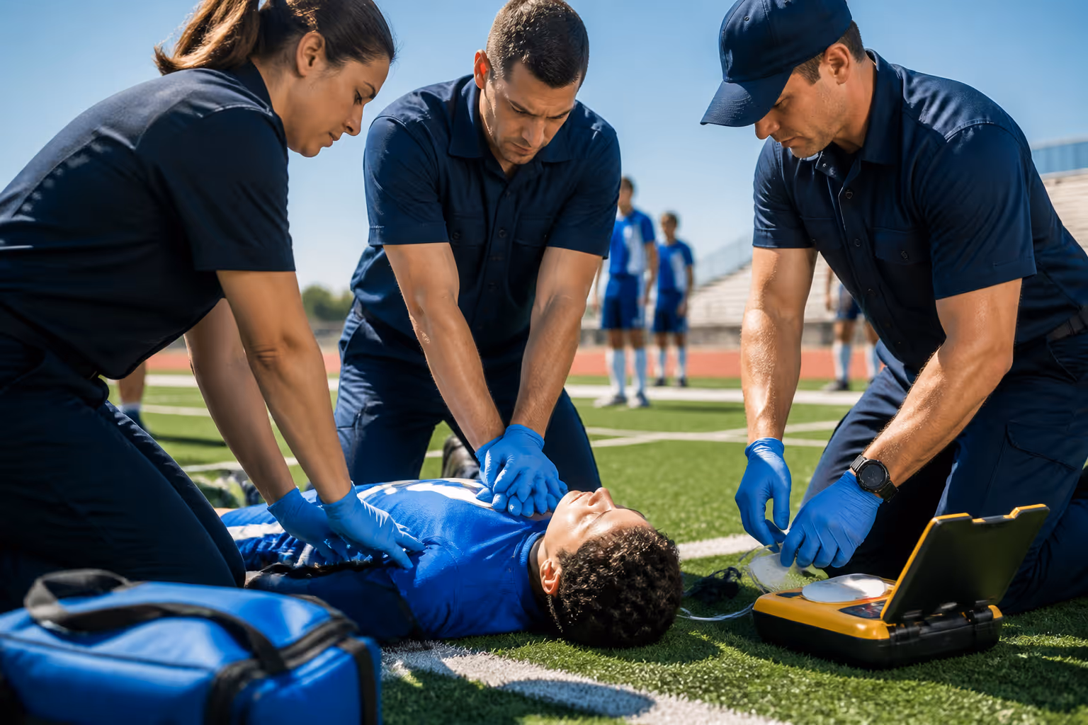 AED Response in Fort Worth After 7th Grade Football Collapse