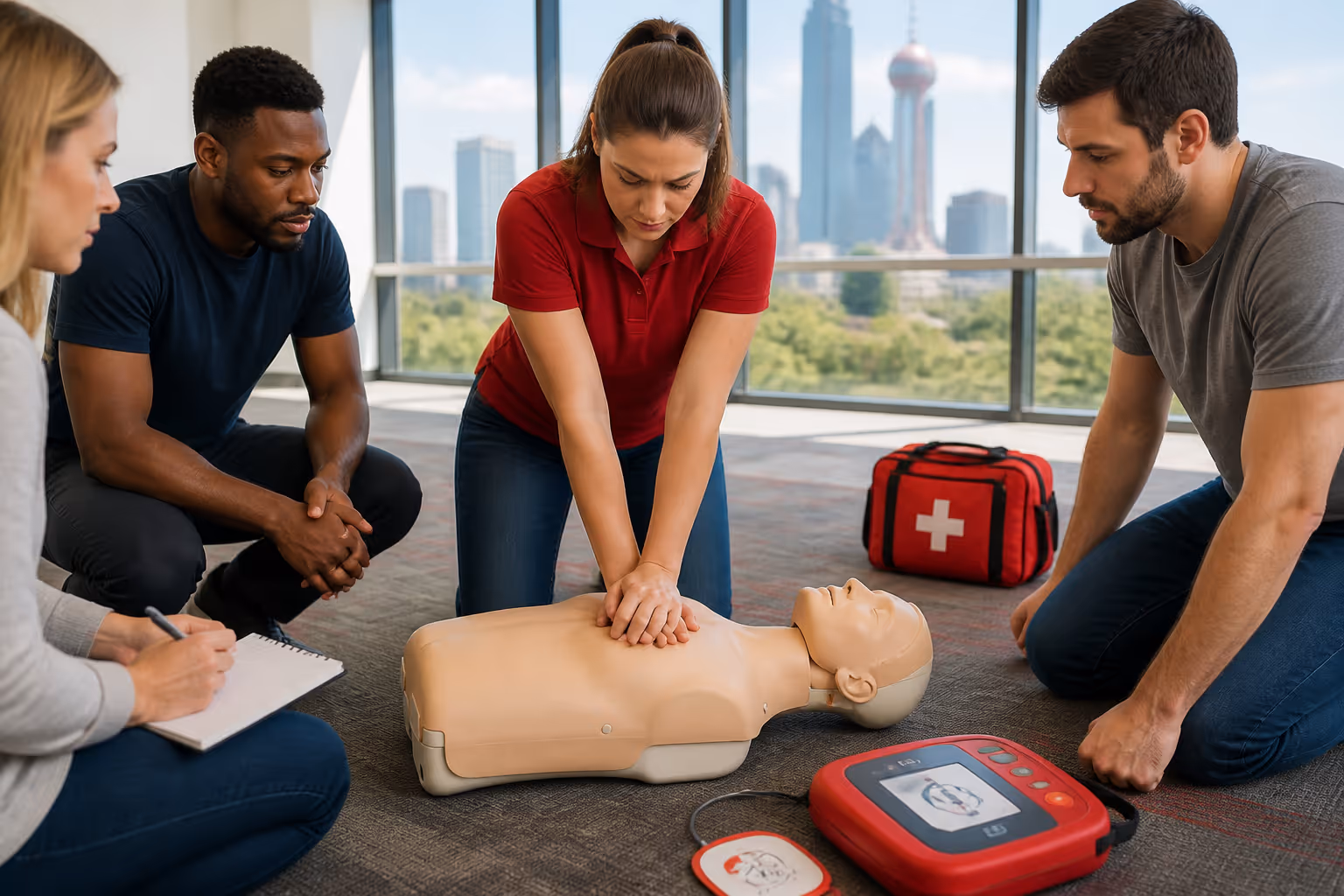 Dallas CPR training Supports Red Cross Month in North Texas