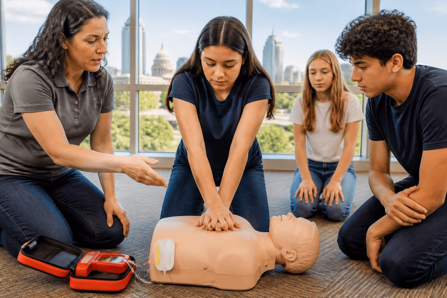 Texas School CPR Training and Cardiac Emergency Plans