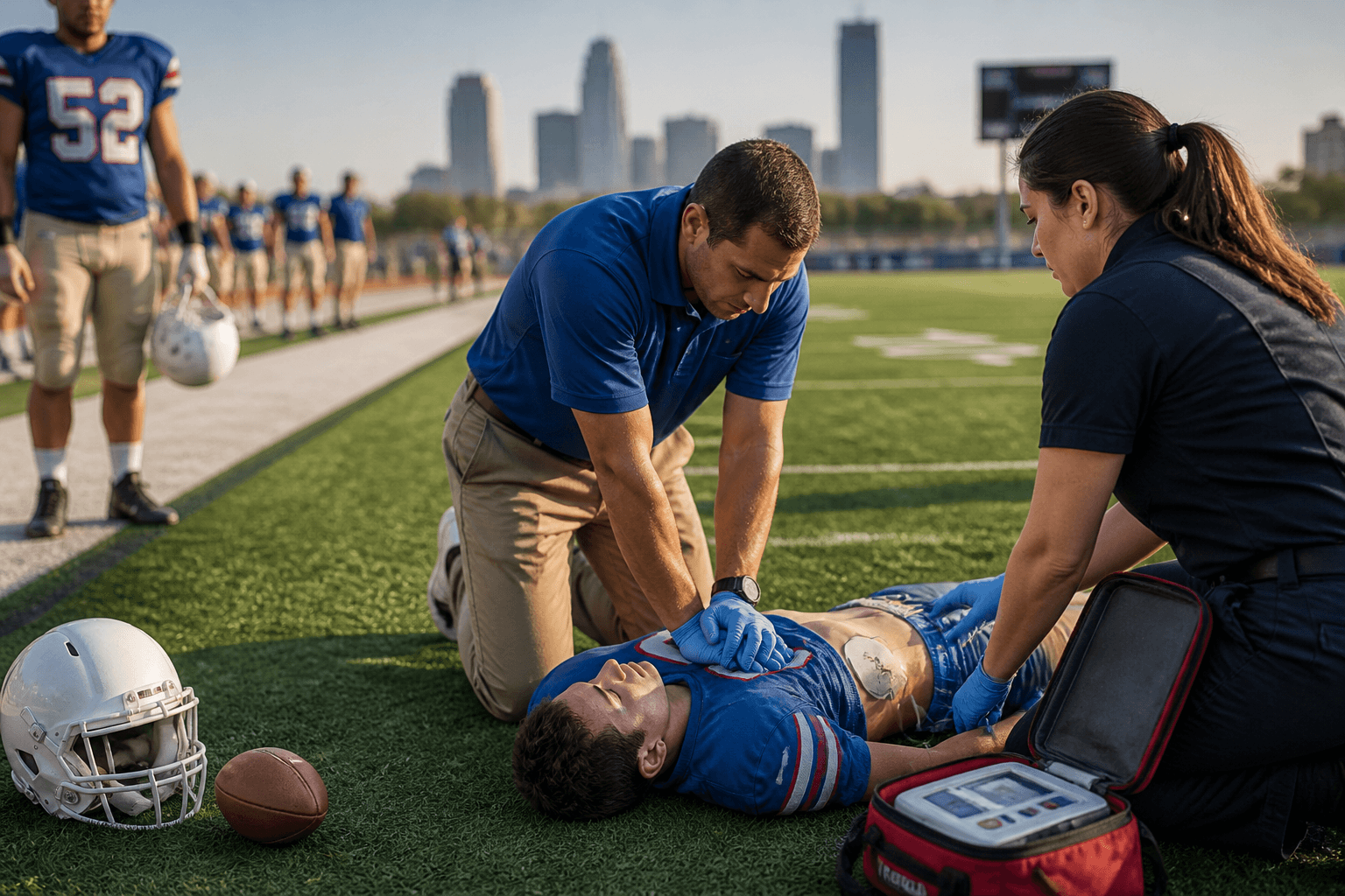 AED Rescue Story: A Football Game Reminder About CPR and Response