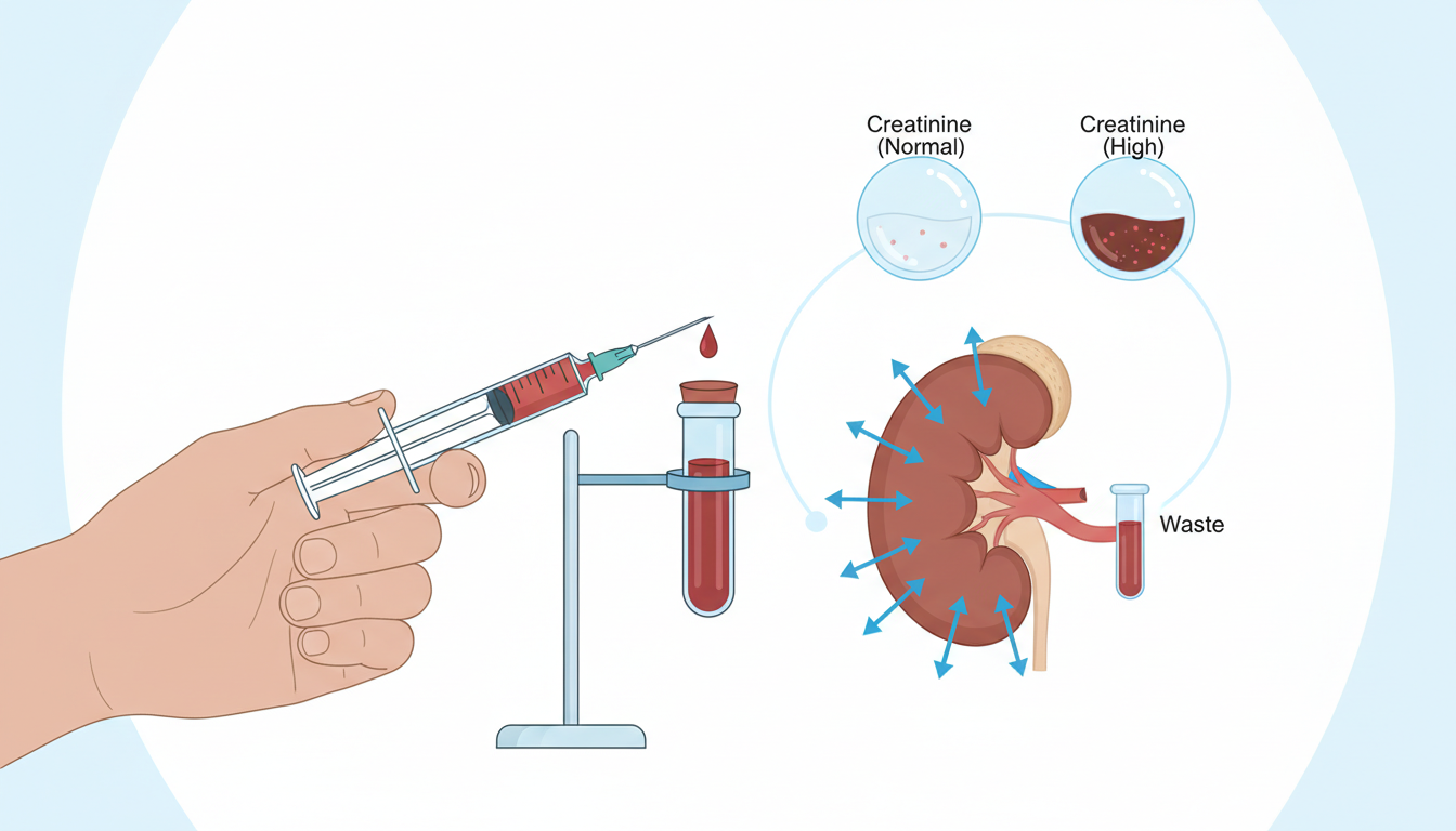 Creatinine blood test