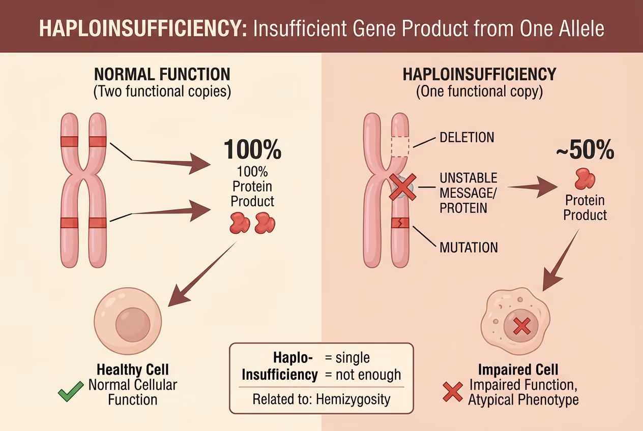 Haploinsufficiency
