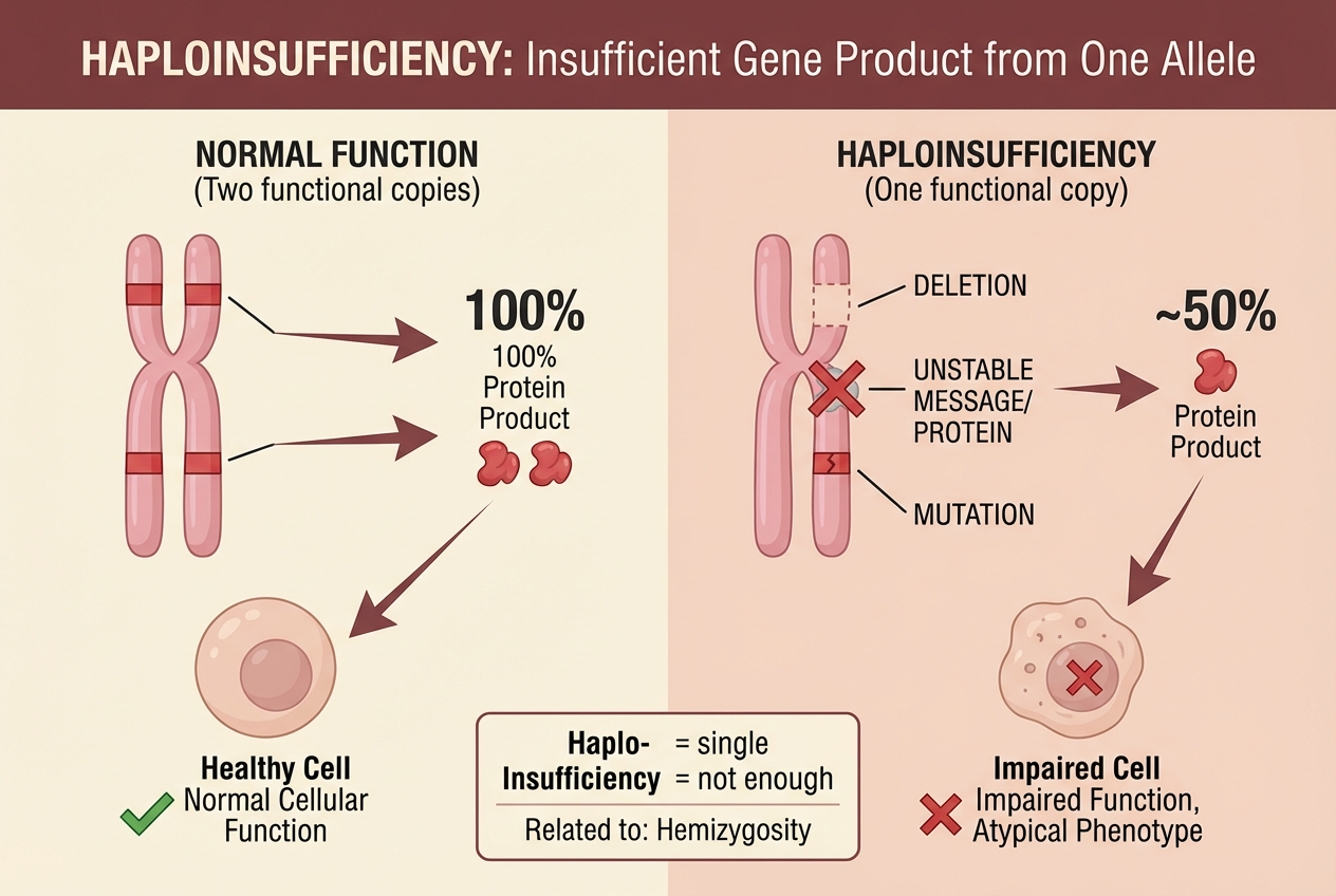 Haploinsufficiency
