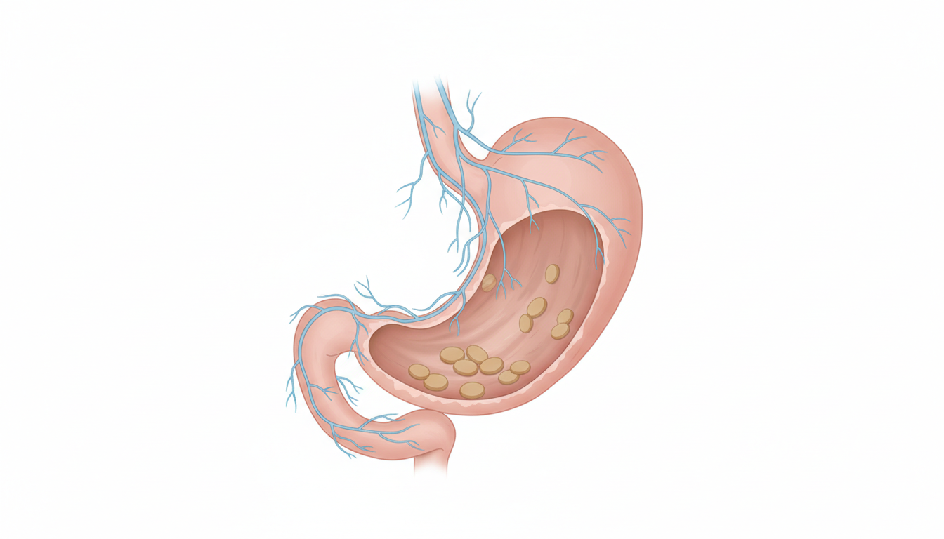Paralysis, stomach