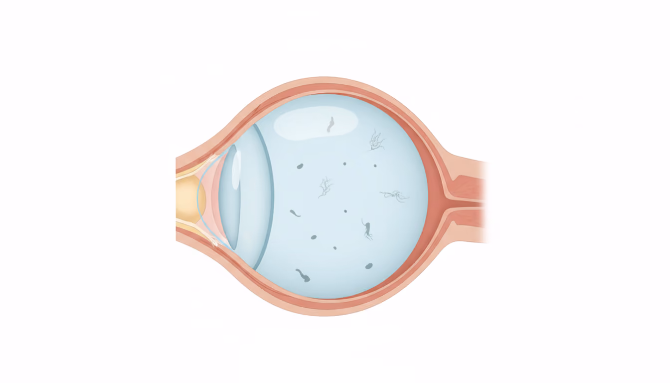 Spots in front of the eyes