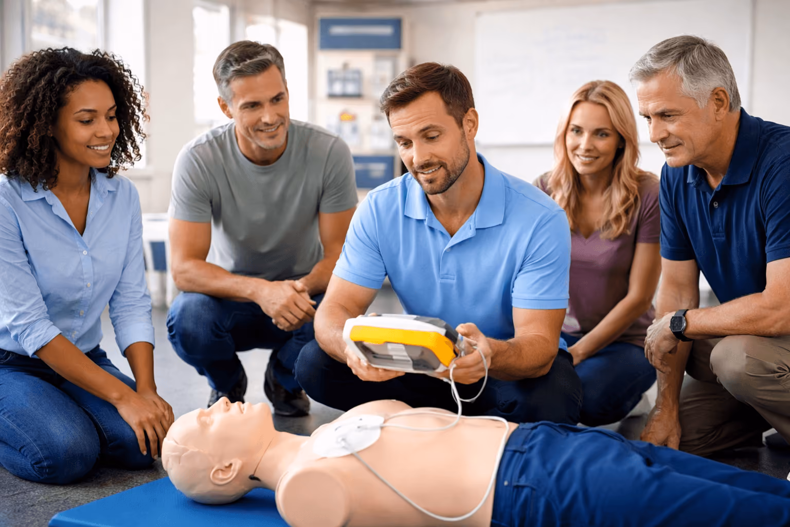 AED Training in Carrollton: Lessons from the Skies