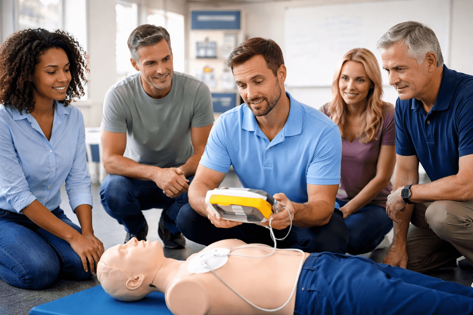 AED Training in Carrollton: Lessons from the Skies