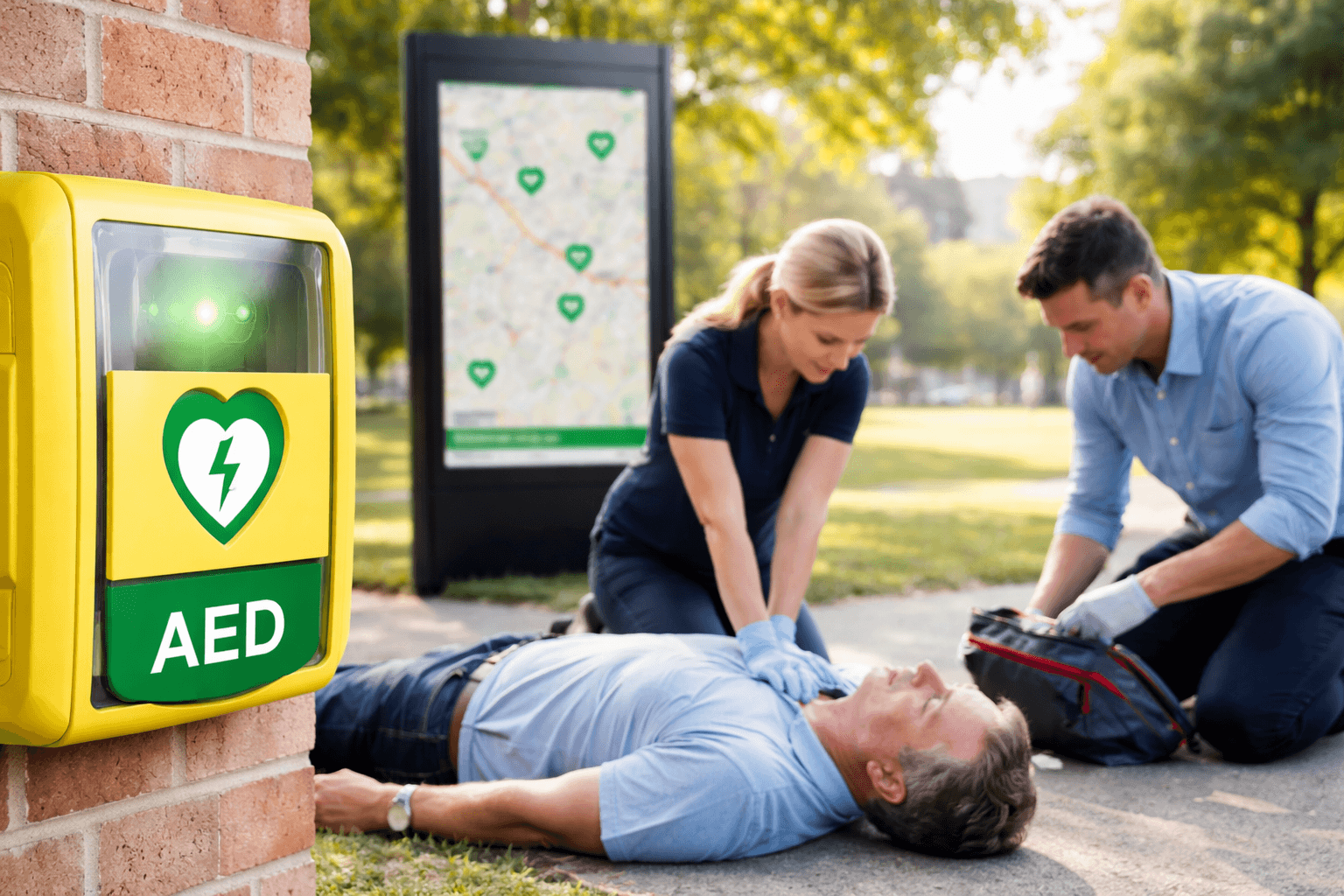 AED Mapping in Allen: A Local CPR Lesson