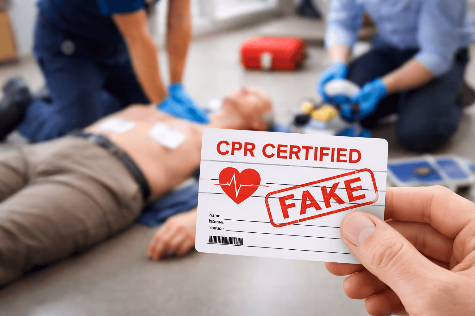 CPR Certification Fraud Houston: Why Fake Cards Put Patients at Risk